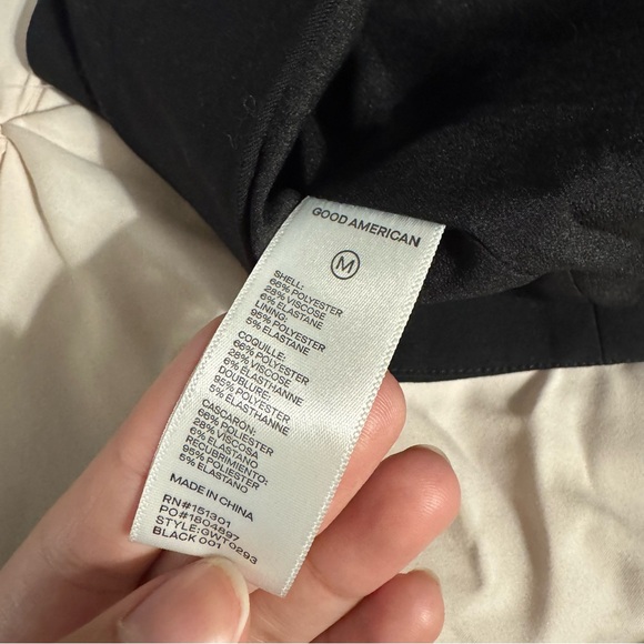 Good American Black Vest Top - Picture 6 of 8